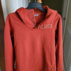 The North Face Brick Orange Hoodie Sweater